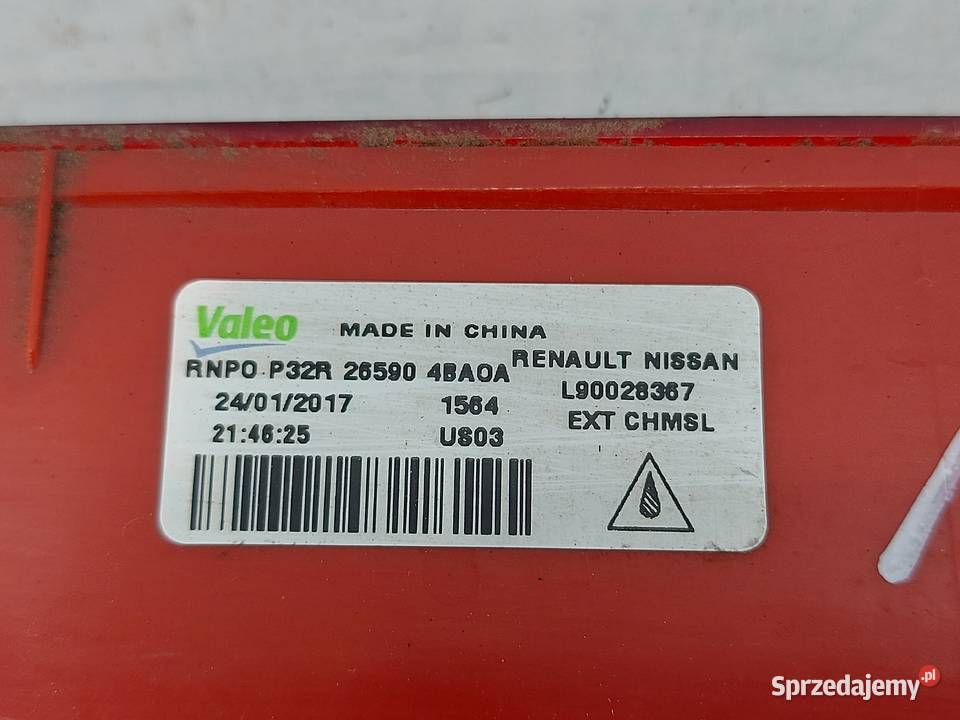 NISSAN XTRAIL III T32 17r światło lampa stop Kielce