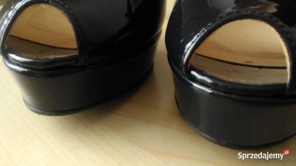 Szpilki granat skóra naturalna rozmiar 37 Warszawa