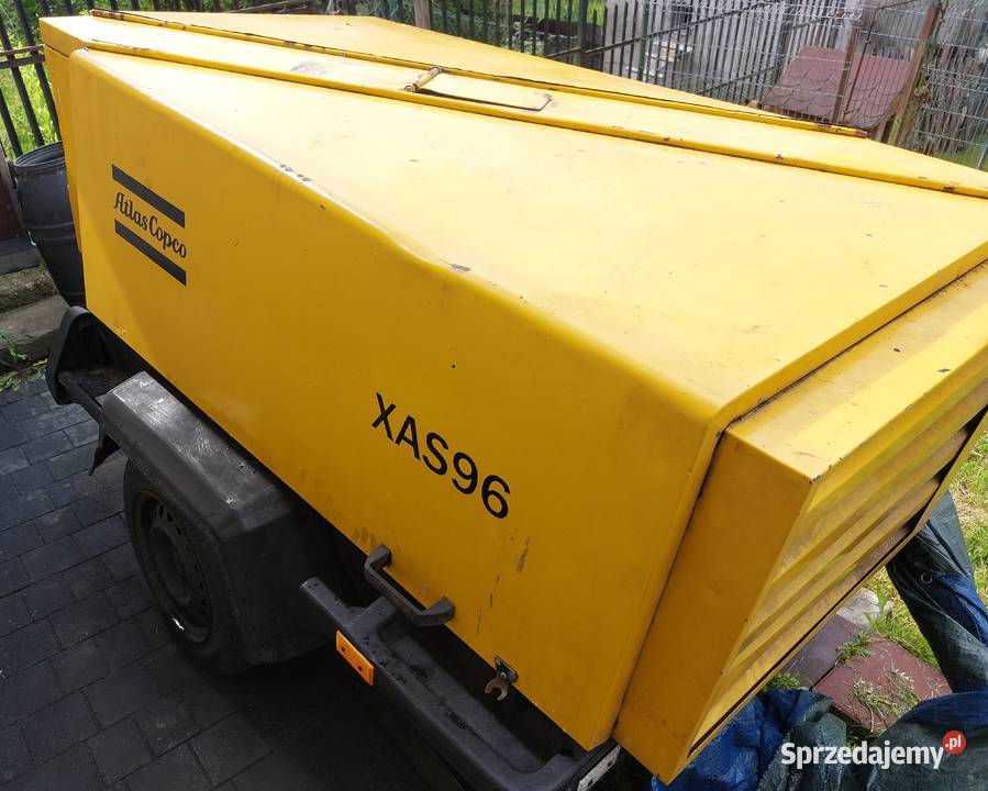 Kompresor spalinowy atlas copco 96 i piaskarka śląskie Zebrzydowice