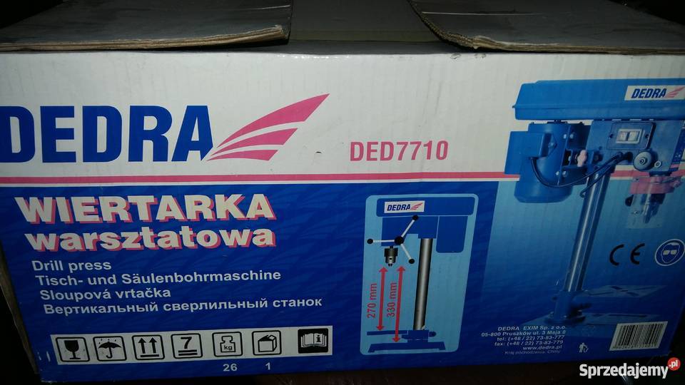 DEDRA 7710 wiertarka warsztatowa stolowa Kraków