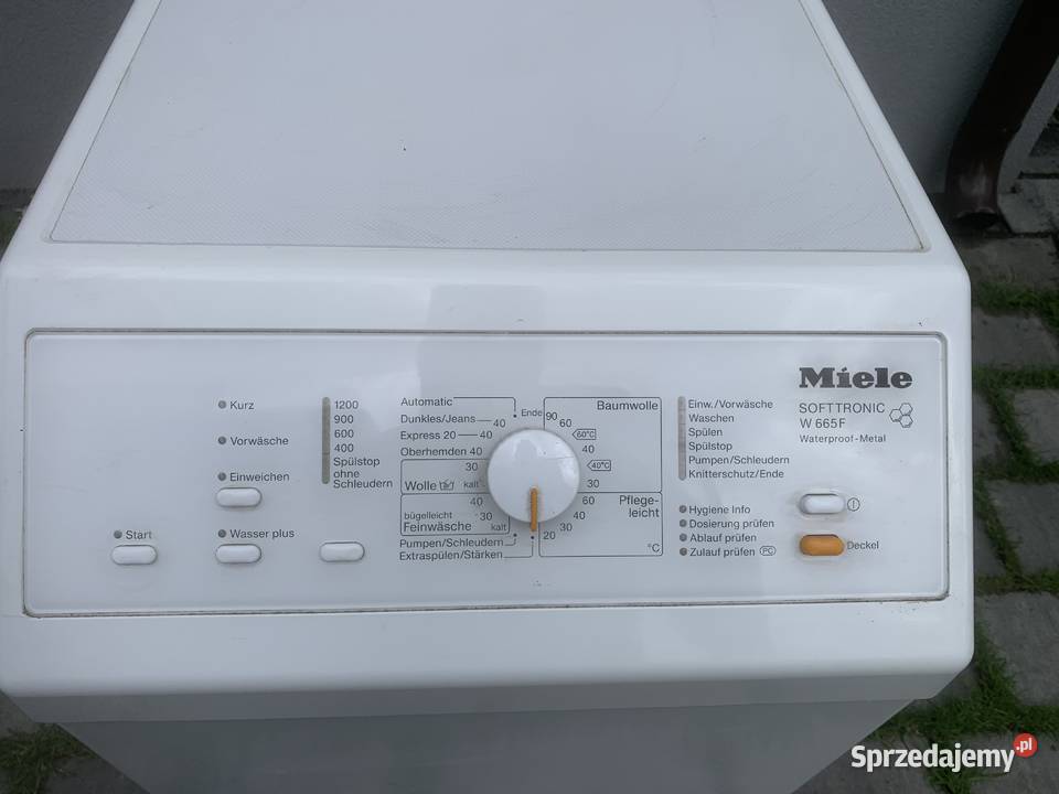 Pralka Miele Softtronic W665F WPM Pralka 1200 śląskie Kalety