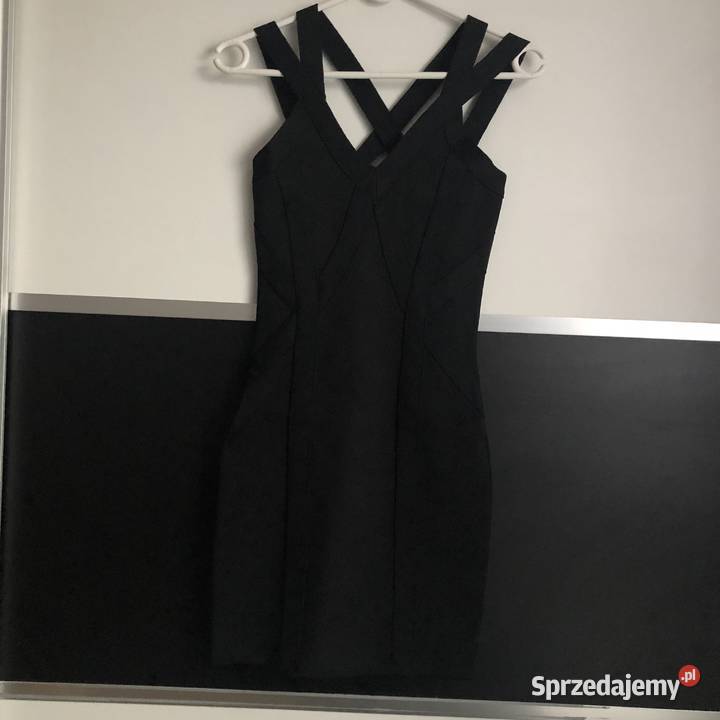 Czarna dopasowana sukienka xs 34 Tally Weijl Toruń