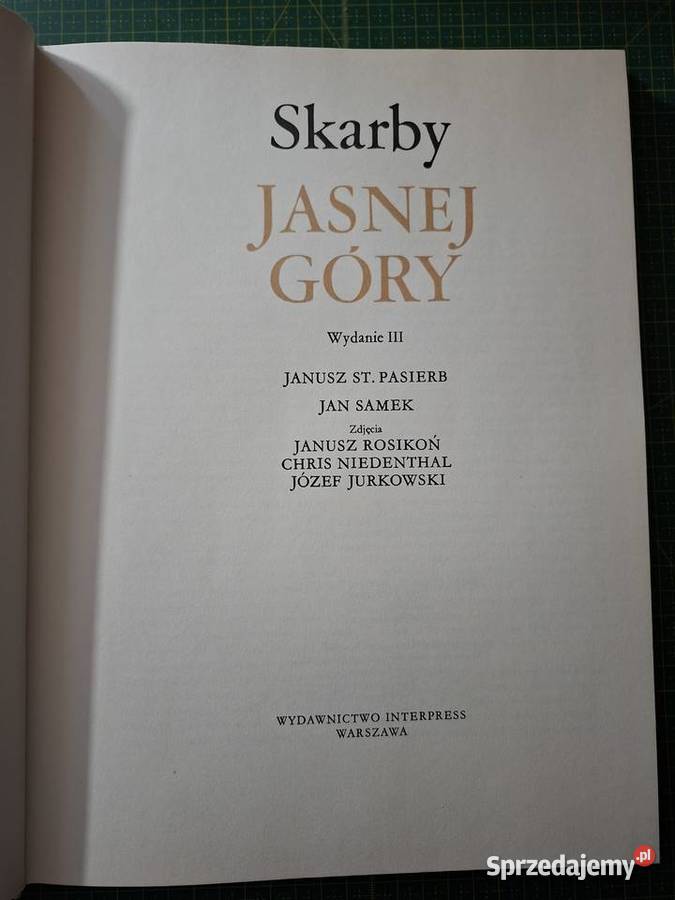 Skarby Jasnej Góry JStPasierb J Samek sztuka i architektura