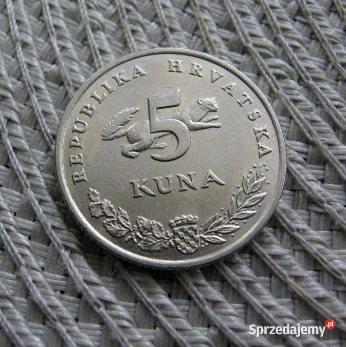 Chorwacja 5 Kuna 2020r Napis Łaciński
