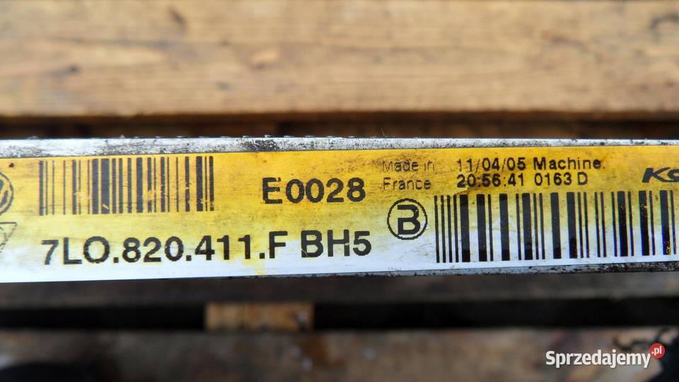VW TOUAREG I 25 TDI 05r chłodnica klimatyzacji osobowe świętokrzyskie