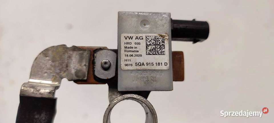 VW TIGUAN II KLEMA MINUS 5QA915181D osobowe dolnośląskie