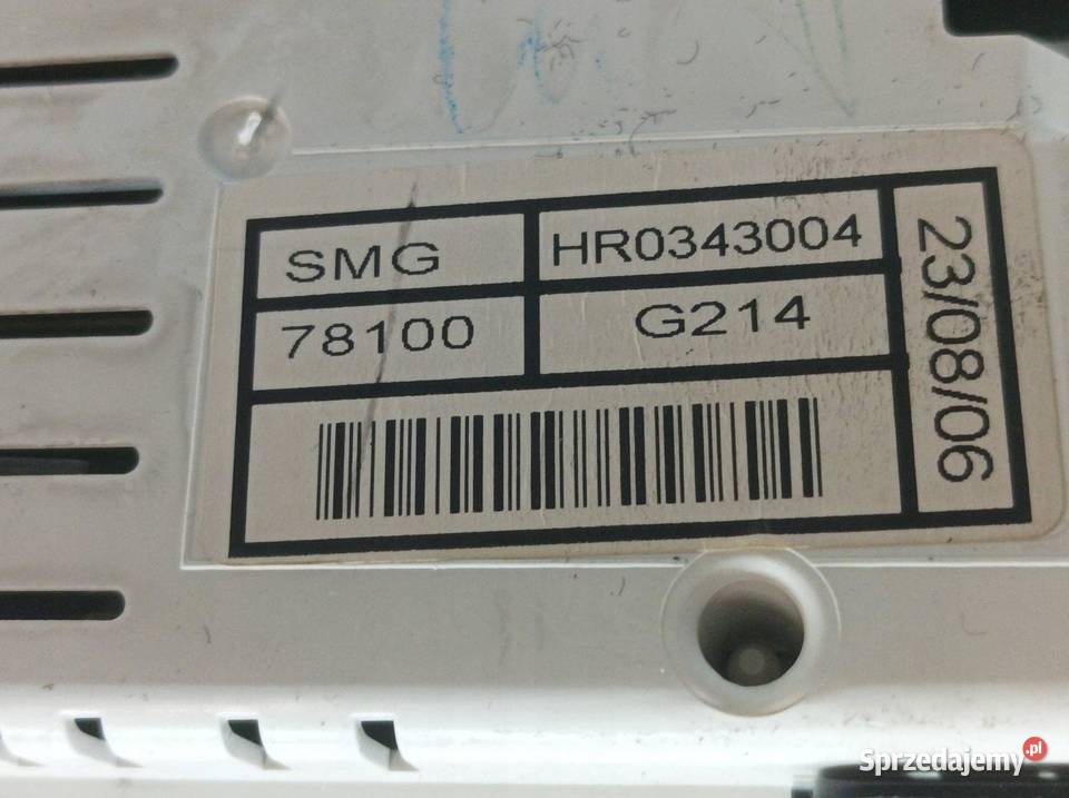 WYŚWIETLACZ HR0343004 Honda Civic VIII 20062011 Rok produkcji 2006 świętokrzyskie