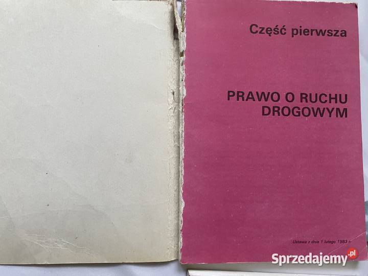 Prawo jazdykodeks drogowyzestaw 8 ksiazek z Lublin