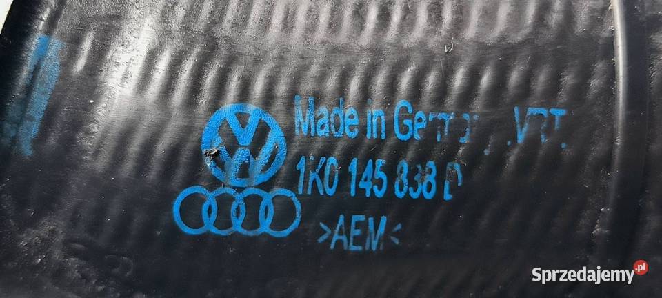 PRZEWÓD RURA DOLOT AUDI A3 8P 1K0145838D Pozostałe Lipno