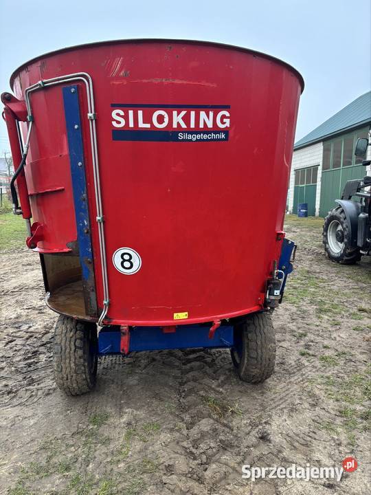 Paszowoz Siloking 8 m3 Pozostałe Jedwabne