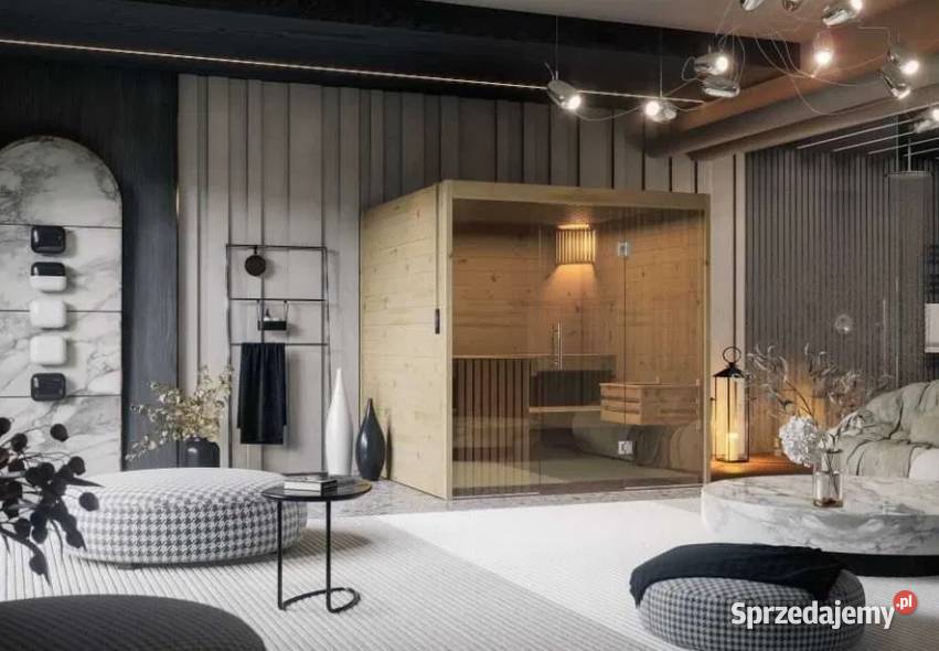 Przeszklona Sauna Wewnętrzna 6 osobowa Polska pomorskie Chojnice