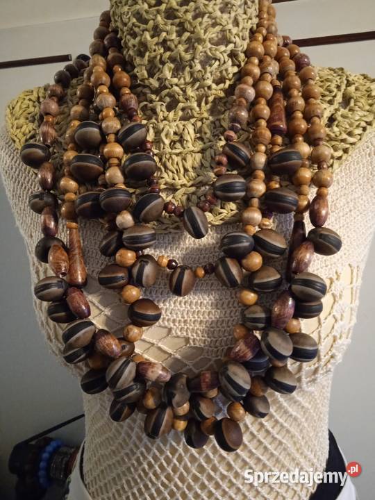 BRANSOLETY Z NASION DRZEW TAGUA BAWOLE OCZY Piła