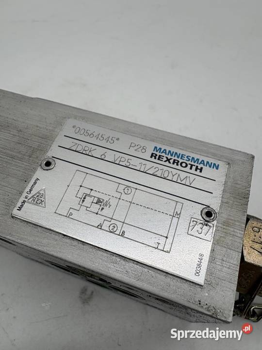 Rexroth ZDRK 6 VP511210YMV Zawór hydrauliczny