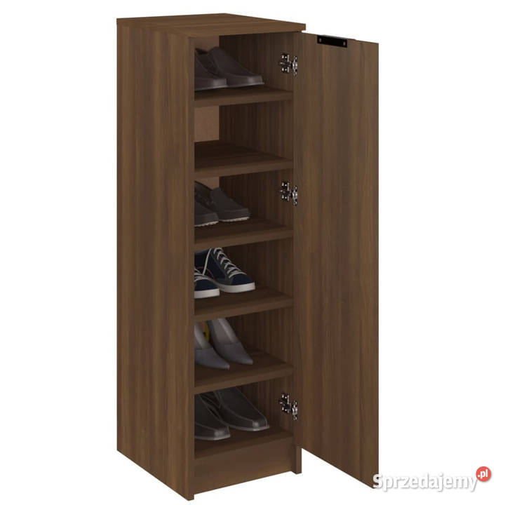 Szafka na buty brązowy dąb 30x35x100 WM817107 Warszawa