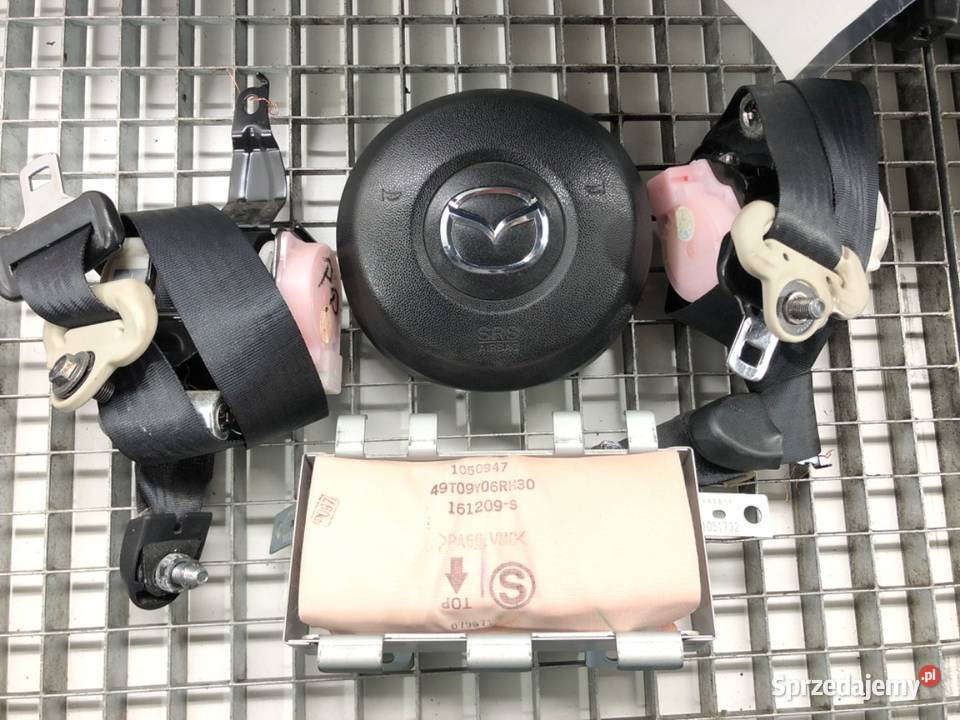 KOKPIT PODUSZKI PASY KOMPLET MAZDA 2 DE Deski rozdzielcze, konsole