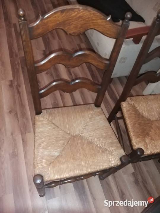Sprzedam zabytkowy stylowy dębowy stół i krzesła Kamienica