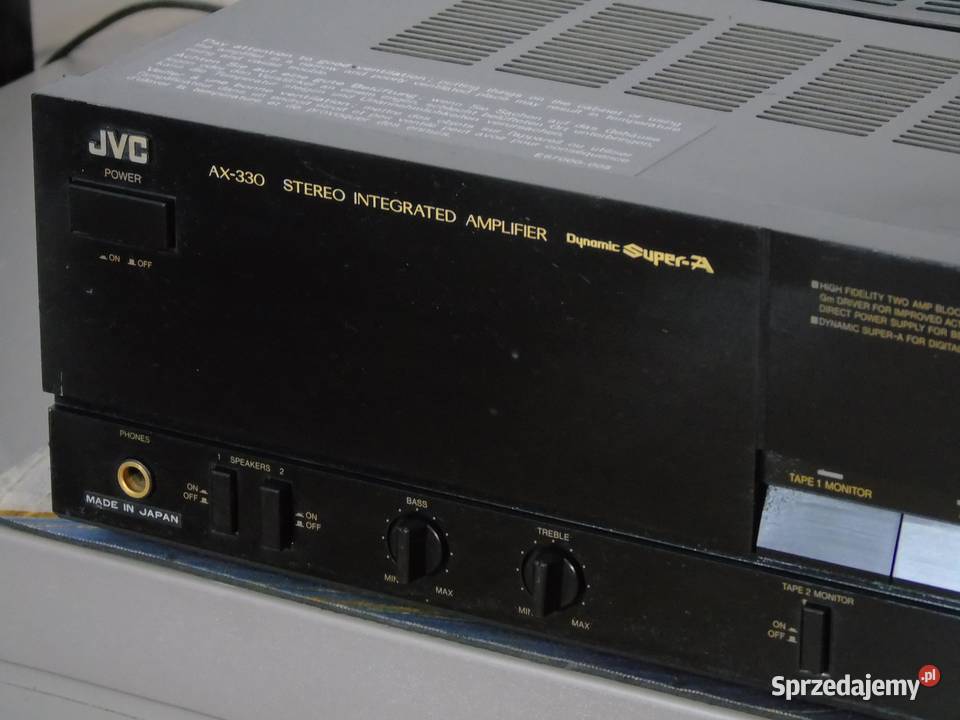 Wzmacniacz JVC AX330 Dynamic SuperA 320 wat Wzmacniacze i pokrewne Jasło