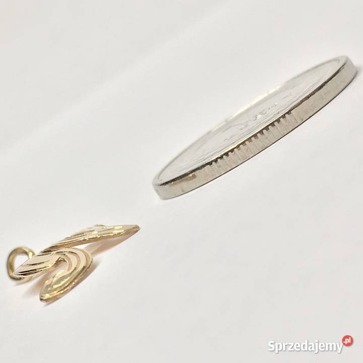 Złota ZAWIESZKA 585 14K Wisiorek Litera N ART Warszawa