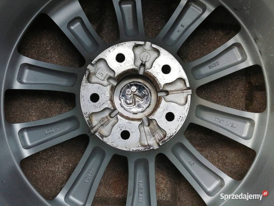 Et53 Infiniti 17 Felga koło 5x1143 R17 Nissan aluminiowe Grajewo sprzedam