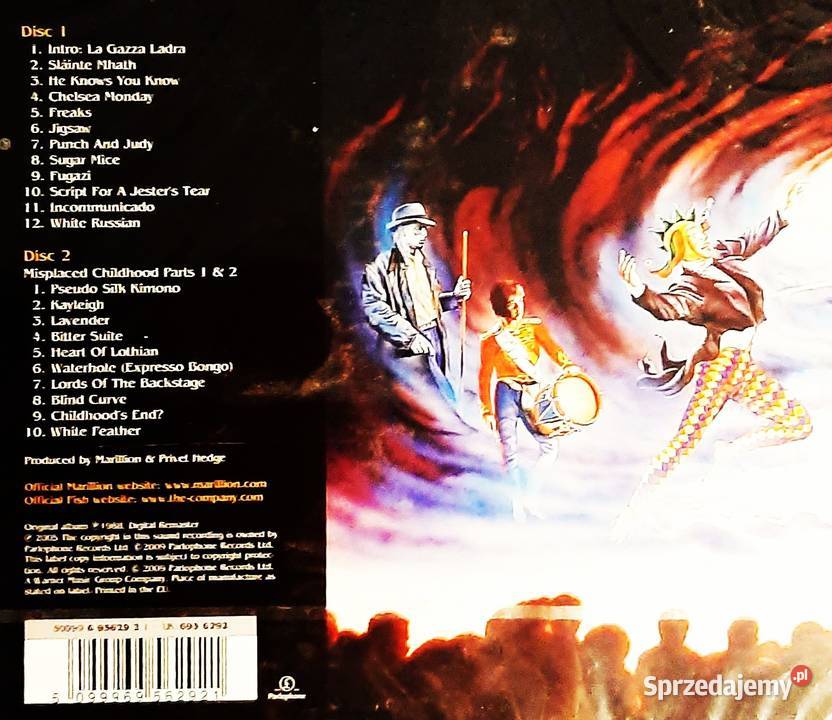 Znakomity Album CD Marillion Living In Fear CD