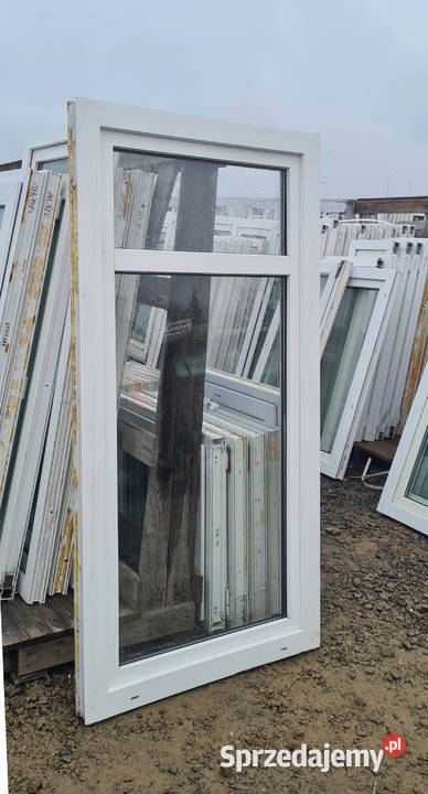 OKNA KacprzaK OKNO PCV 88X175 Używane Plastikowe Budowa Lublin