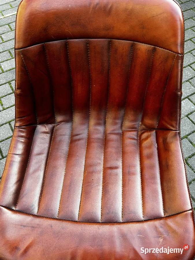 Stylowe krzesła skórzane komplet 6 sztuk mazowieckie Warszawa sprzedam