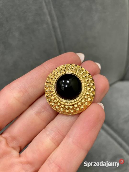 Nowe biżuteryjne złote guziki vintage luksus z Ozdoby