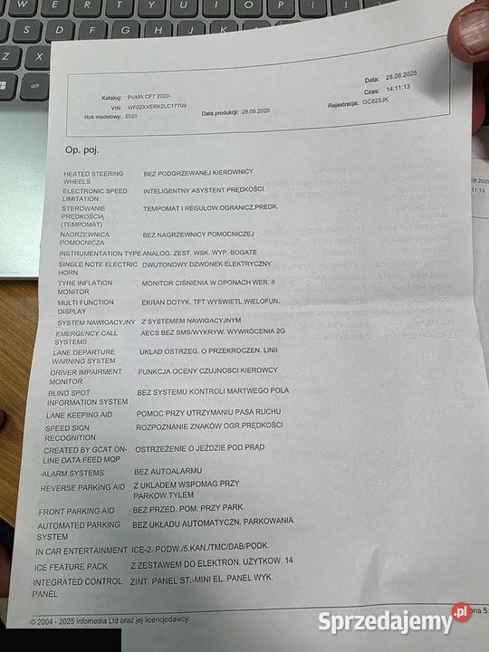 Ford Puma 10 EcoBoost Hybrid STLINE 125 2020r Skarżysko-Kamienna