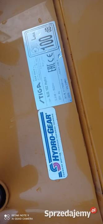 Stiga Estate 5102H pomorskie Gardeja sprzedam