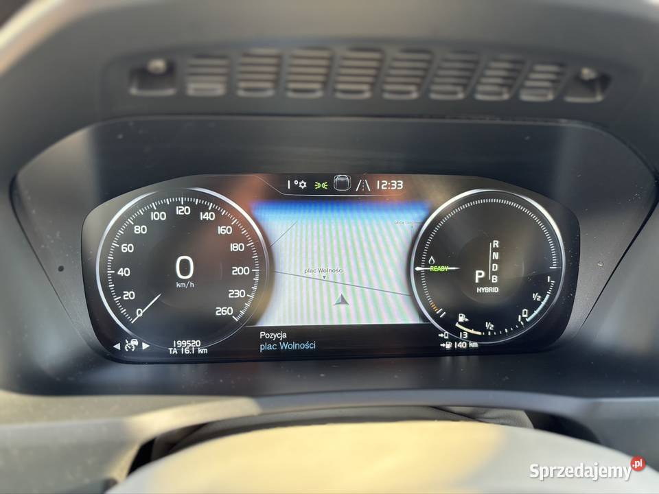 Volvo XC90 T8 Hybryda Plugn Inscription Biała skórzana tapicerka Łódź