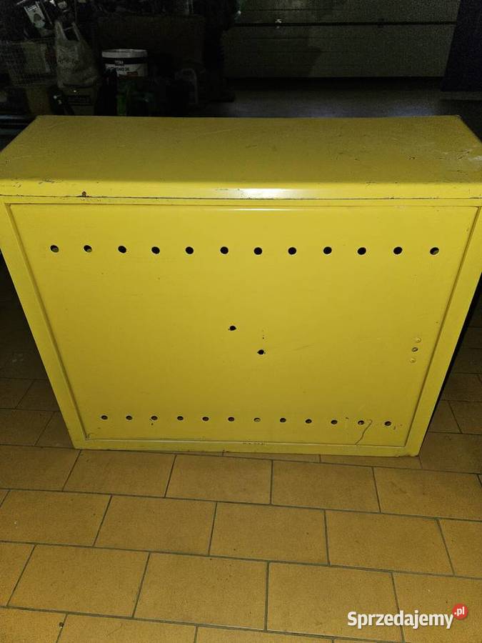Szafka metalowa żółta naścienna 710x550x250 Zabrze sprzedam