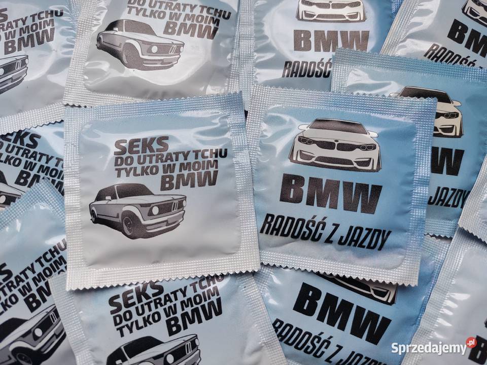 Prezerwatywy z nadrukiem BMW - kpl. 2szt.