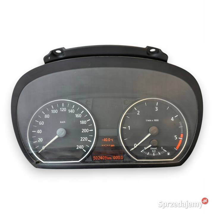 LICZNIK ZEGARY BMW E81 E87 20 30 D Diesel 502 Chełm