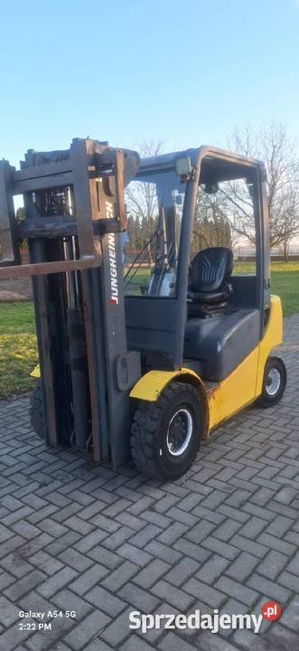 Jungheinrich DFG 425 maszt Triplex przesuw wolny regulowane widły Irządze