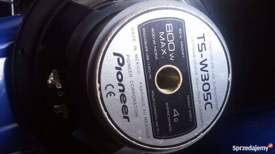 tuba basowa PIONEERA 800 watt Gościeszowice sprzedam