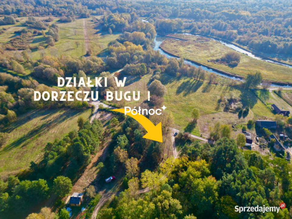 Na sprzedaż działki Bugiem w Bytyniu Sprzedaż Bytyń
