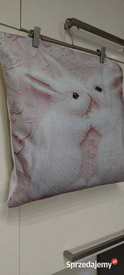 Poduszka świąteczna dwa zajączki Lublin sprzedam