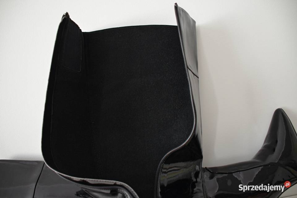 KUSZĄCA SZPILKA lakierowane kozaki Fredericks of Białystok sprzedam