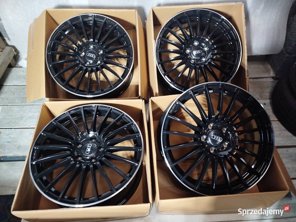 S379 Alufelgi Nowe 18 5x112 8j Et45 Vw Skoda Samochodowe Bąków