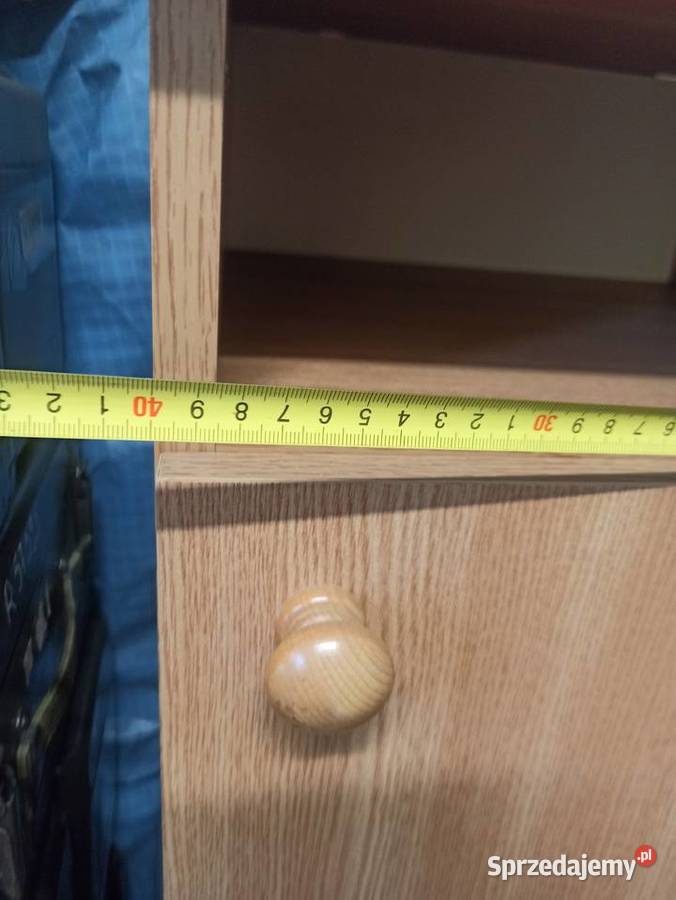 Szafka nocna do sypialni z półkami jasna 60cm łódzkie Skierniewice