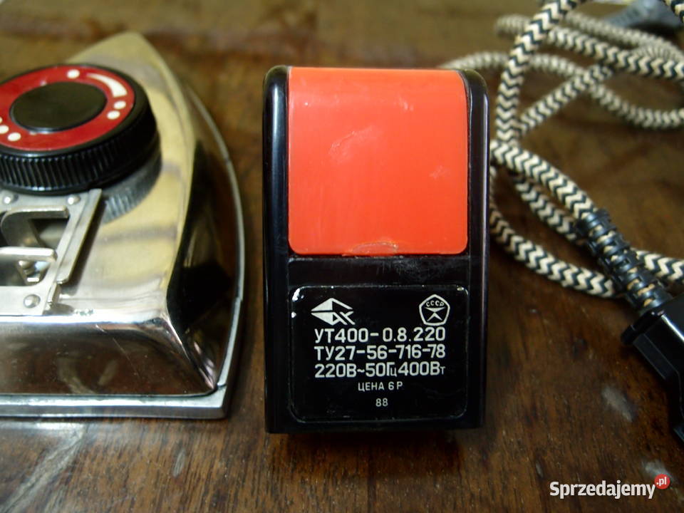 Żelazko turystyczne ZSRR CCCP VT400 z okresu Łódź sprzedam