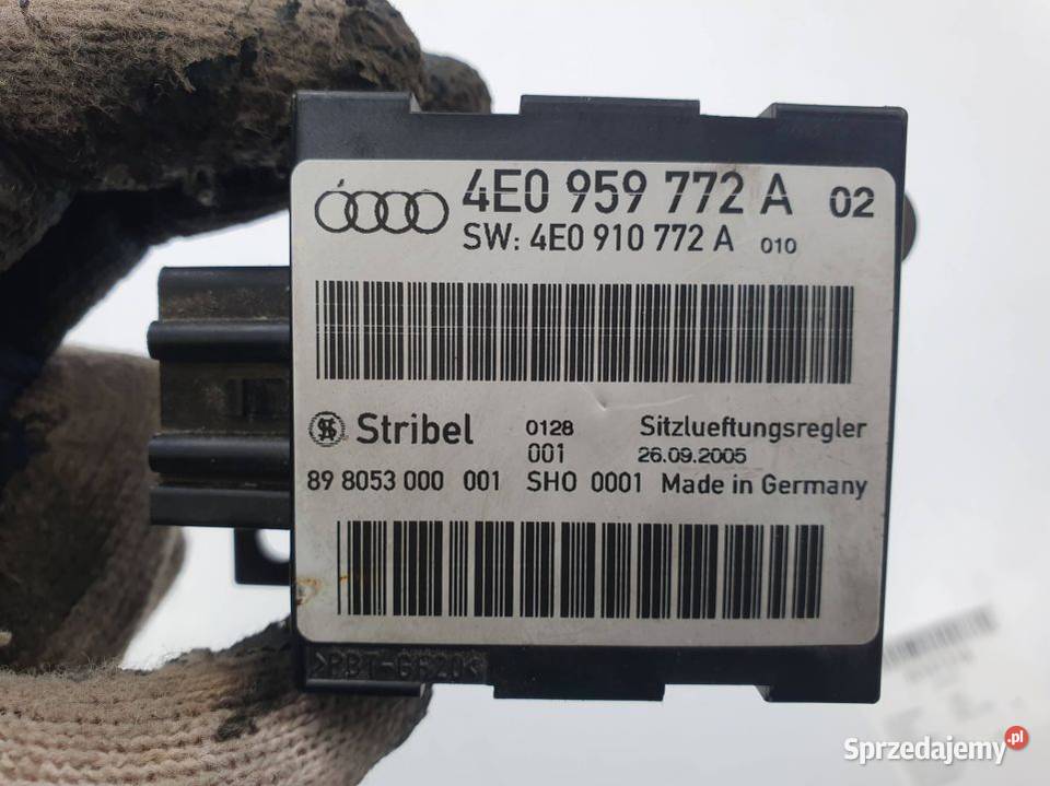 MODUŁ AUDI A8 42 TDI 4E0959772A kujawsko-pomorskie Lipno