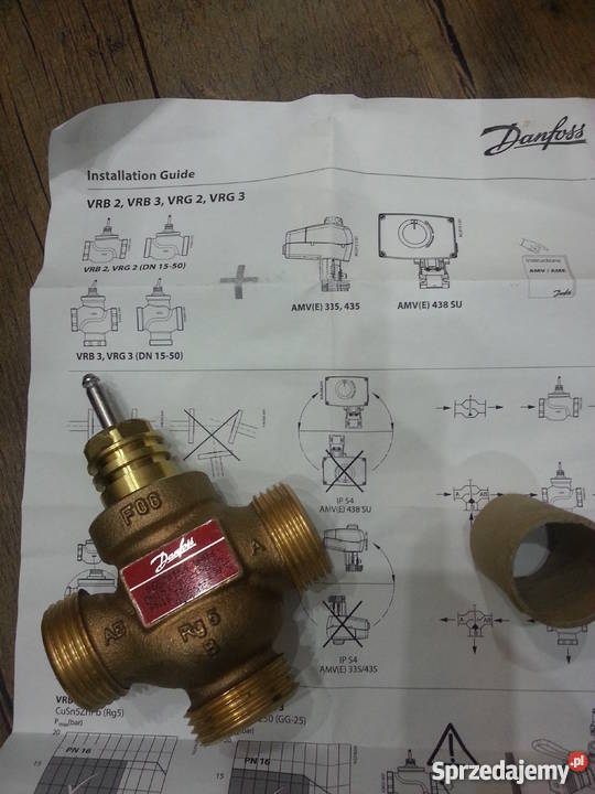 ZAWÓR TRÓJDROGOWY DANFOSS VRB 3 DN 15 25m3h sprzedam