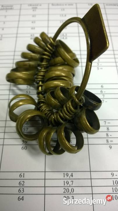 przyrząd jubilera pomiar palca Warszawa