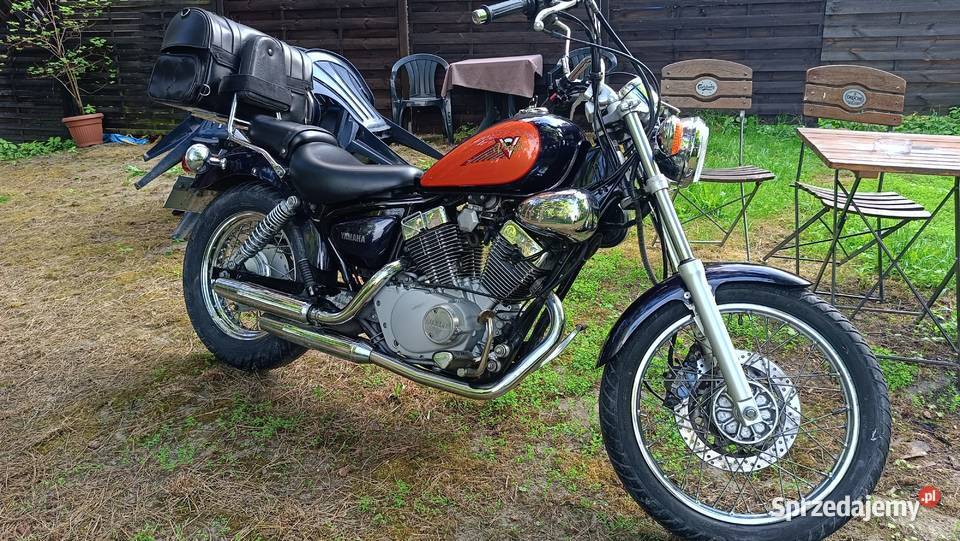 Virago 125 2001 przebieg 14500 oparcie kufer nieuszkodzony małopolskie Kraków