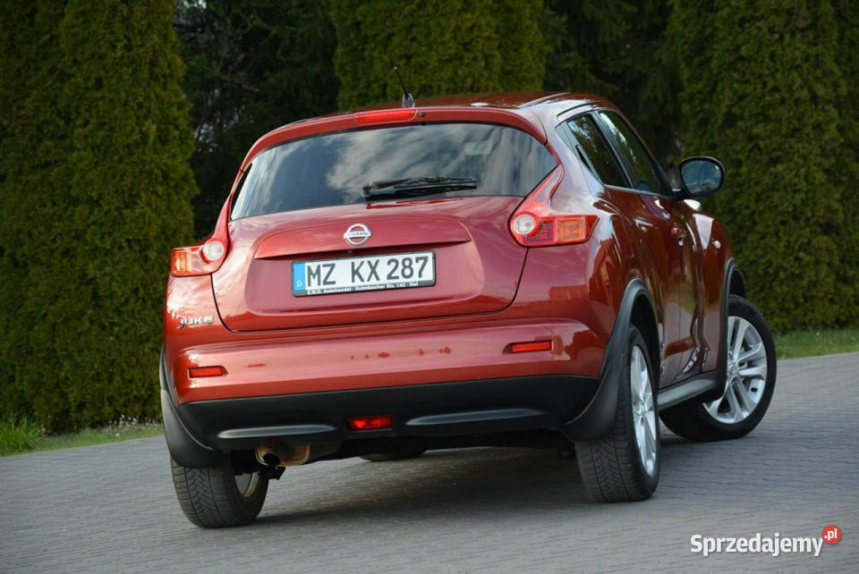 Nissan Juke 16T190 Duża Navi Kamera Klimatronic wiśniowy mazowieckie Ostrów Mazowiecka