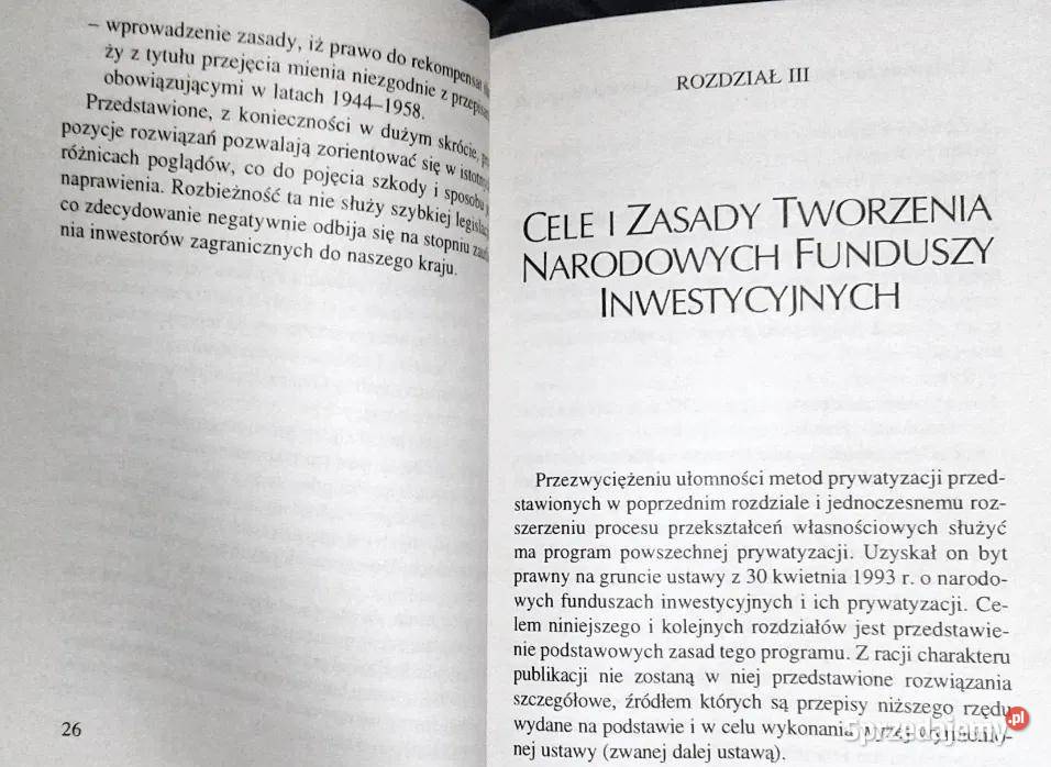 Powszechna prywatyzacja Kieszonkowa Encyklopedia Chełm sprzedam