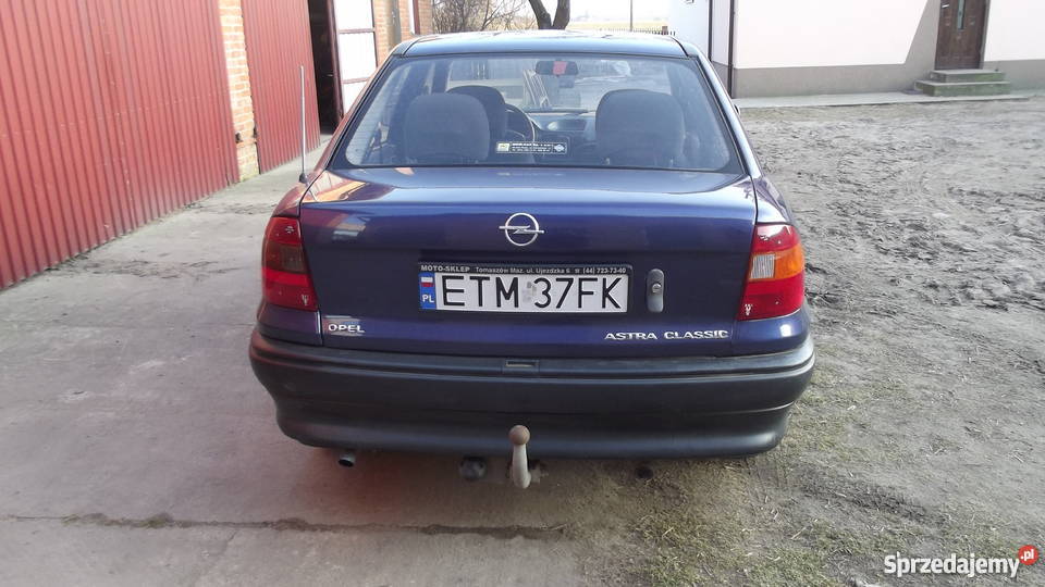 Opel Astra f classic 14 LPG granatowy Prażki