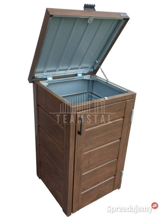 Zabudowa kosza na śmieci 60x65x110 1x120L ciemny Braniewo sprzedam