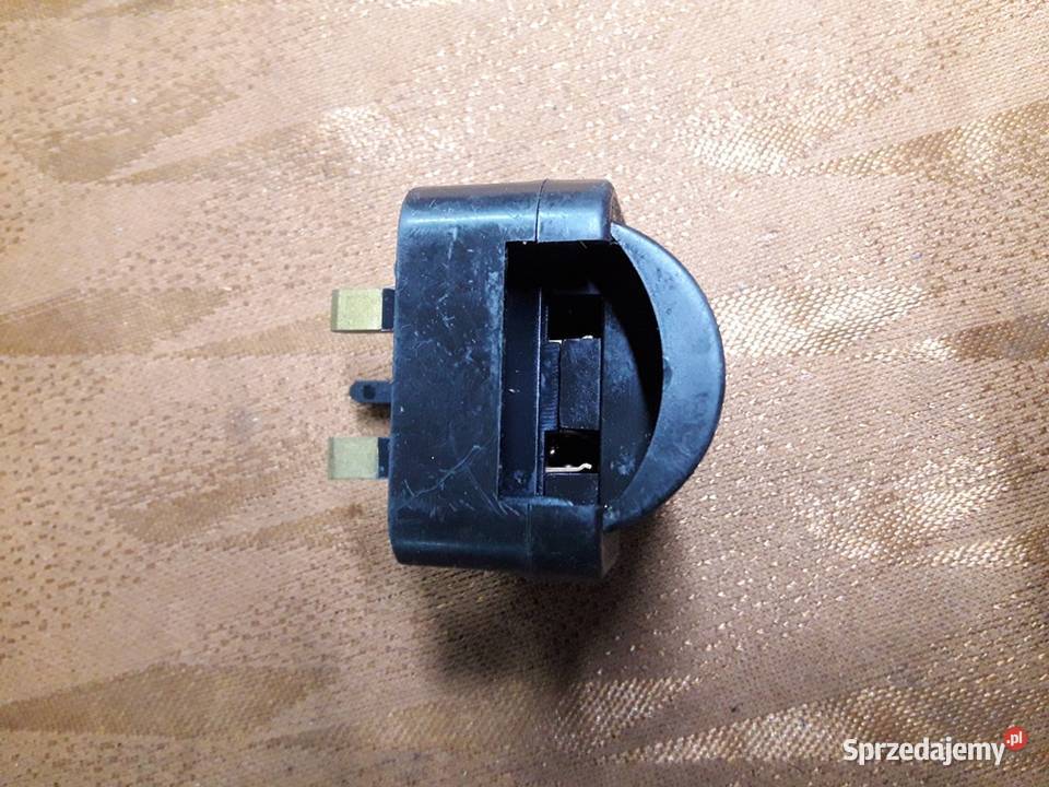 Adapter przelotka wtyczka angielska przejściówka